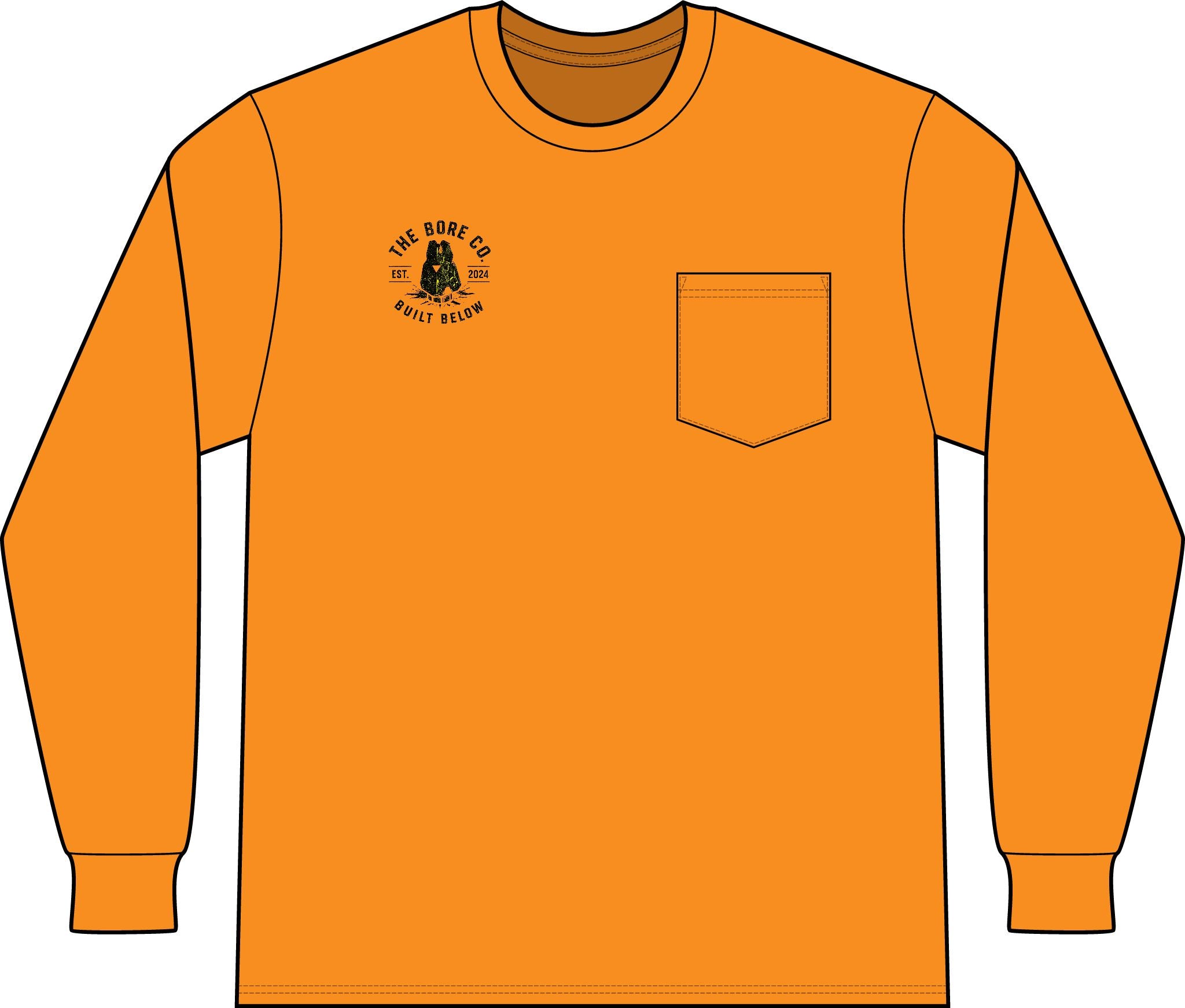 The Bore Co. Built Below™ Hydrovac Pocket Long Sleeve Tee