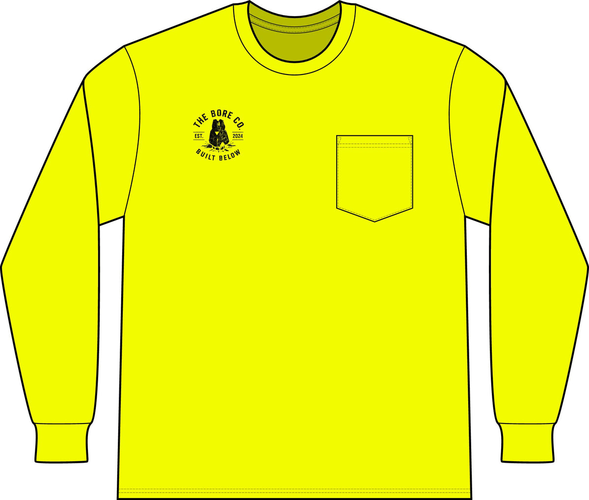 The Bore Co. Built Below™ Hydrovac Pocket Long Sleeve Tee