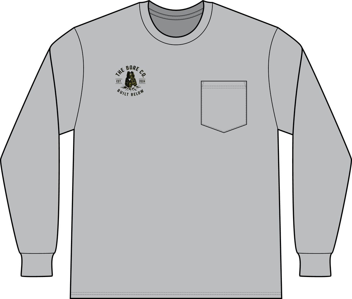 The Bore Co. Built Below™ Hydrovac Pocket Long Sleeve Tee