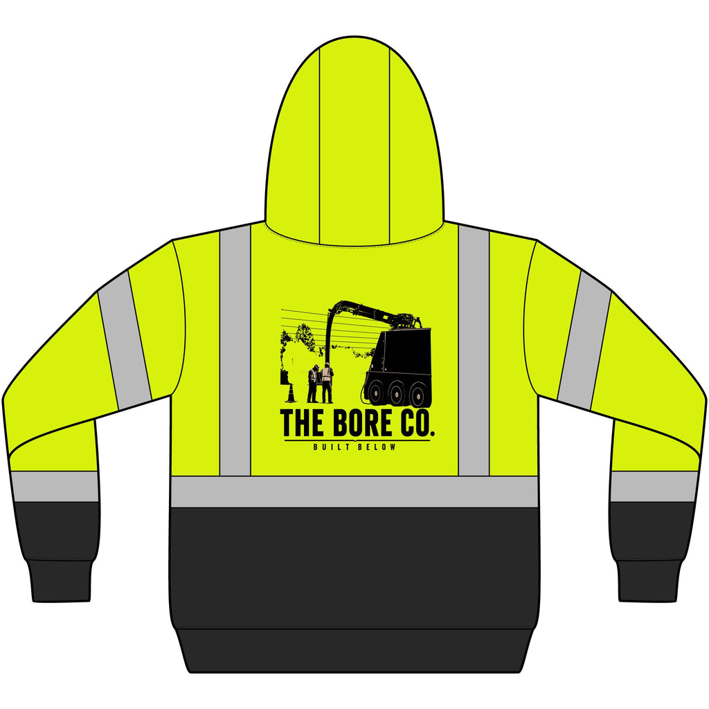 Built Below™ – Hydrovac Crew Hi-Vis Class 3 Reflective Hoodie