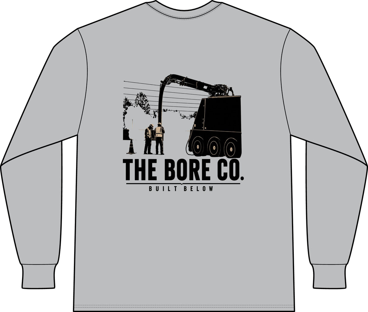 The Bore Co. Built Below™ Hydrovac Pocket Long Sleeve Tee